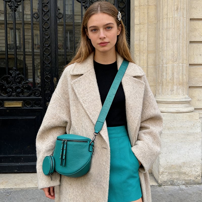 🍂2026 NEW ARRIVAL👜 Genuine Leather Large Fanny Pack Crossbody Sling Bag