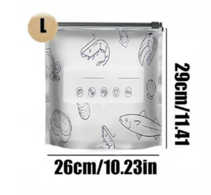 Reusable Aluminum Foil Sealable Storage Bags