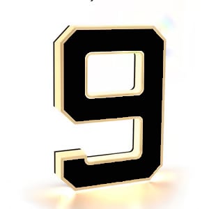 Solar Lighted House Numbers for Outside