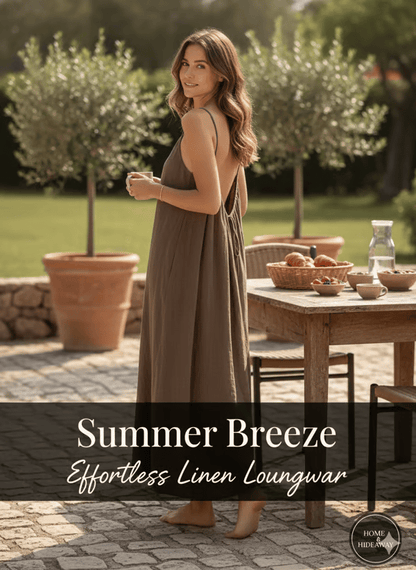 Women's Solid Color Backless Cami NightDress