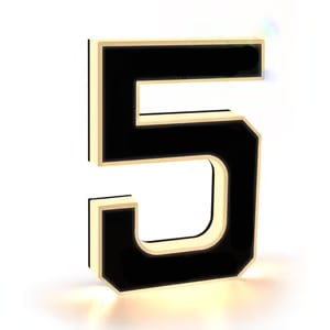 Solar Lighted House Numbers for Outside