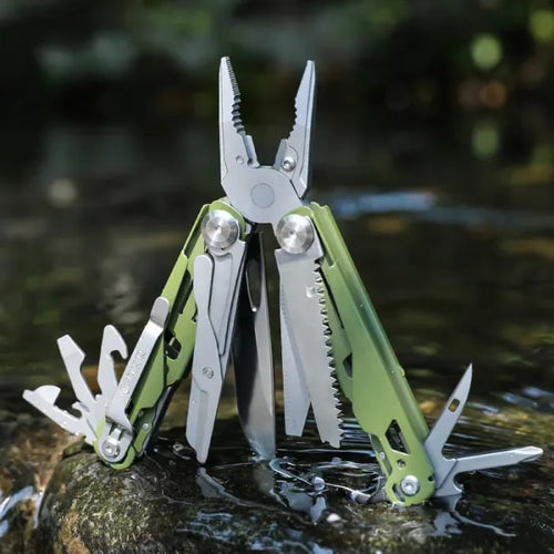 MultiTool Pliers D2 Steel Folding Knife Multi functional Pliers Portable Scissors