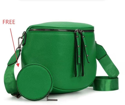 🍂2026 NEW ARRIVAL👜 Genuine Leather Large Fanny Pack Crossbody Sling Bag