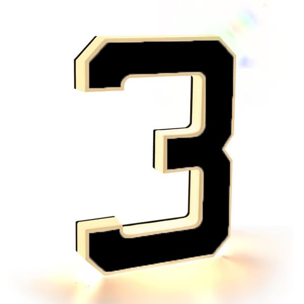 Solar Lighted House Numbers for Outside