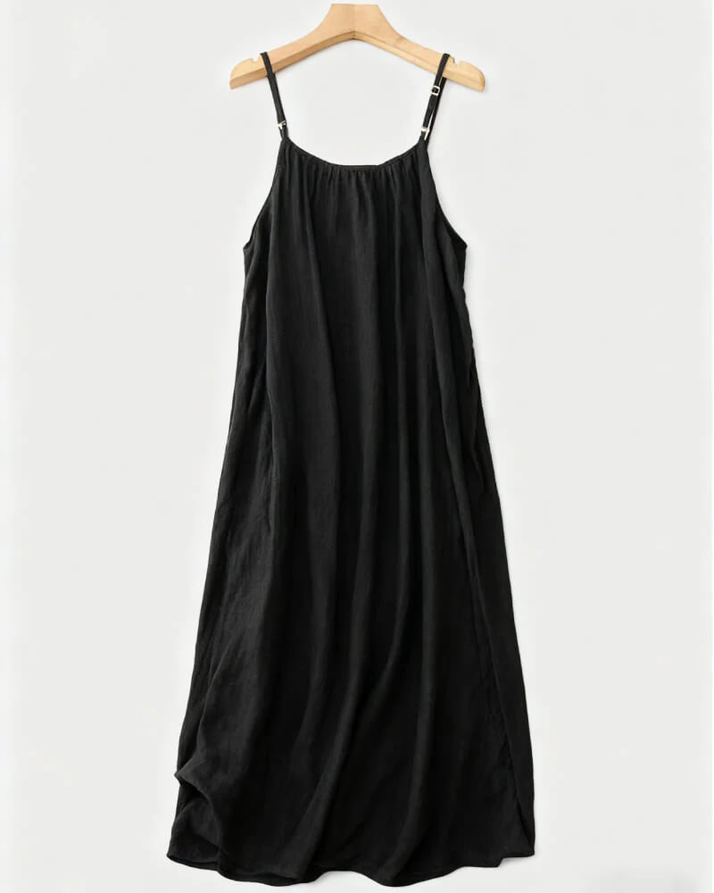 Women's Solid Color Backless Cami NightDress