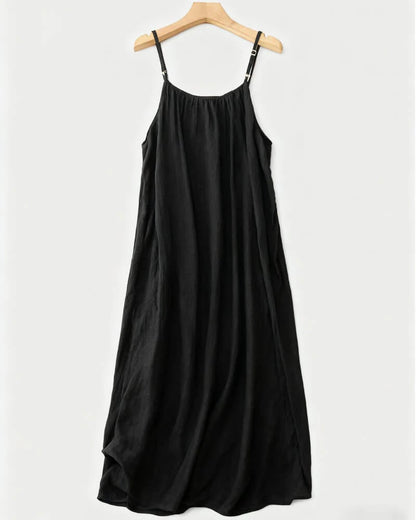 Women's Solid Color Backless Cami NightDress