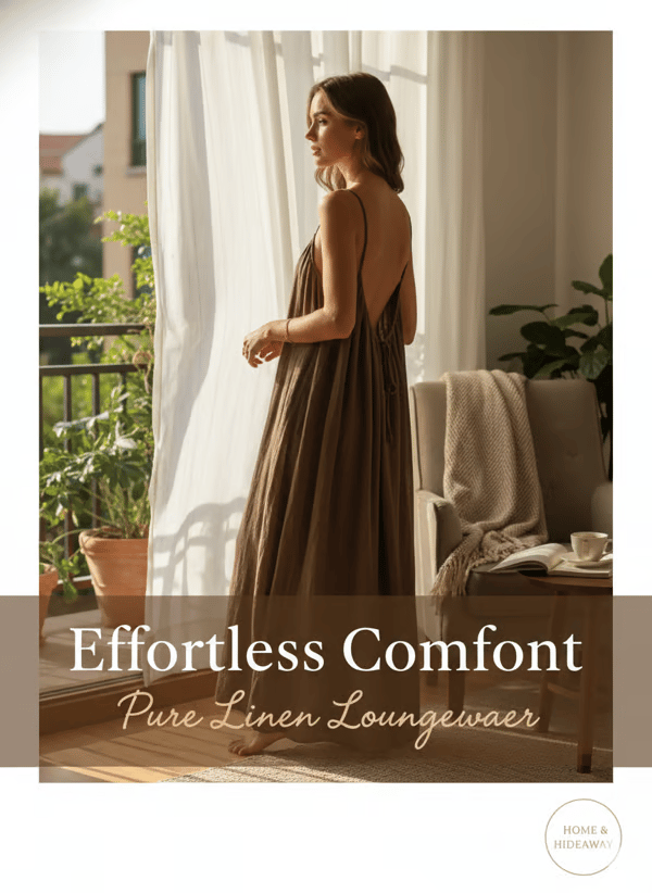 Women's Solid Color Backless Cami NightDress