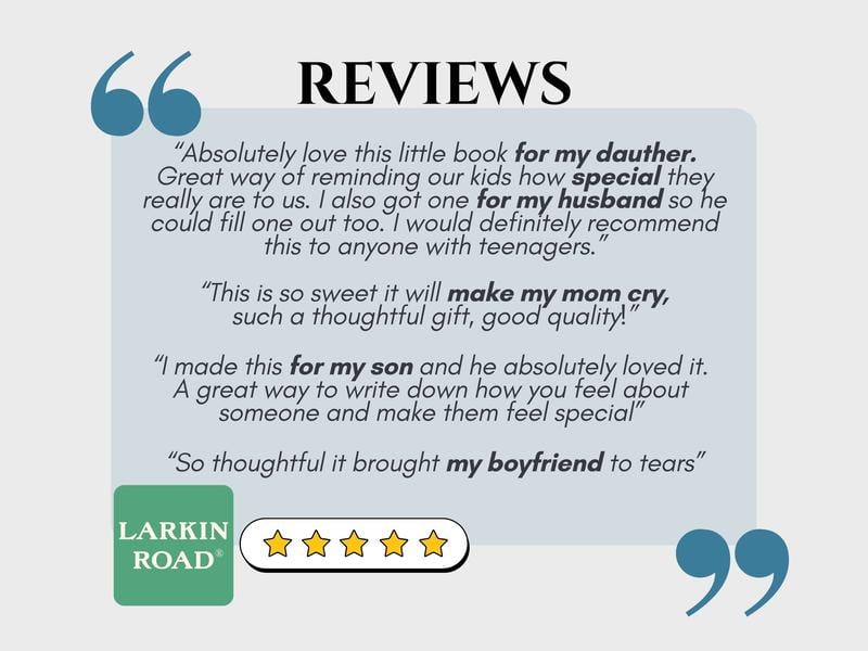 🔥Last Day 50% OFF - ❤️Just A Few Things I Love About You (With All My Heart) Fill In The Blank Gift Book📚