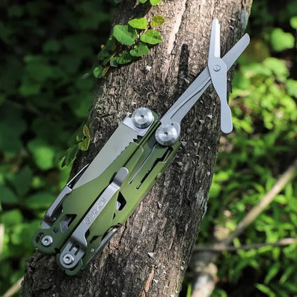 MultiTool Pliers D2 Steel Folding Knife Multi functional Pliers Portable Scissors