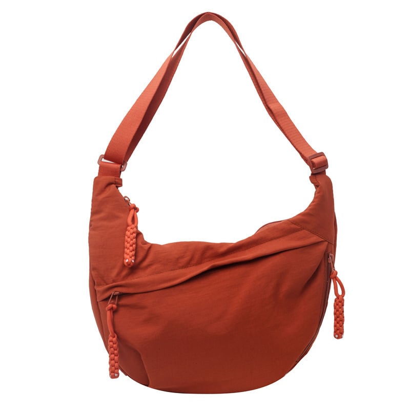✨Last Day 49% OFF - Women's Fashion Plain Color Nylon Crossbody Hobo Bag