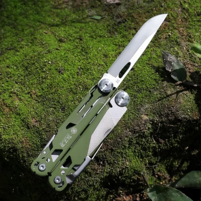 MultiTool Pliers D2 Steel Folding Knife Multi functional Pliers Portable Scissors