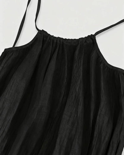 Women's Solid Color Backless Cami NightDress