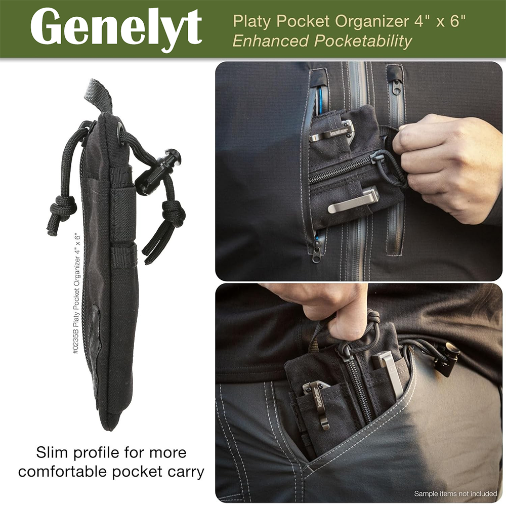 Platy Pocket Organizer, Durable EDC Tool Pouch for Men