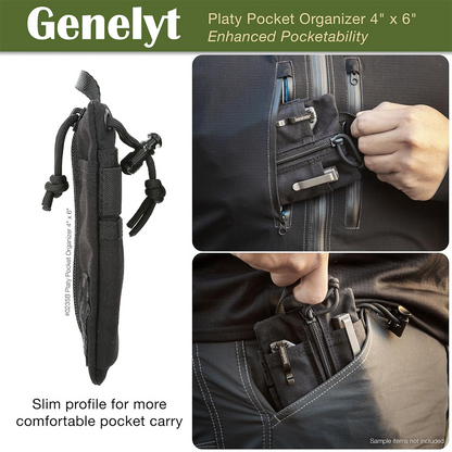 Platy Pocket Organizer, Durable EDC Tool Pouch for Men
