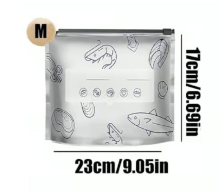 Reusable Aluminum Foil Sealable Storage Bags