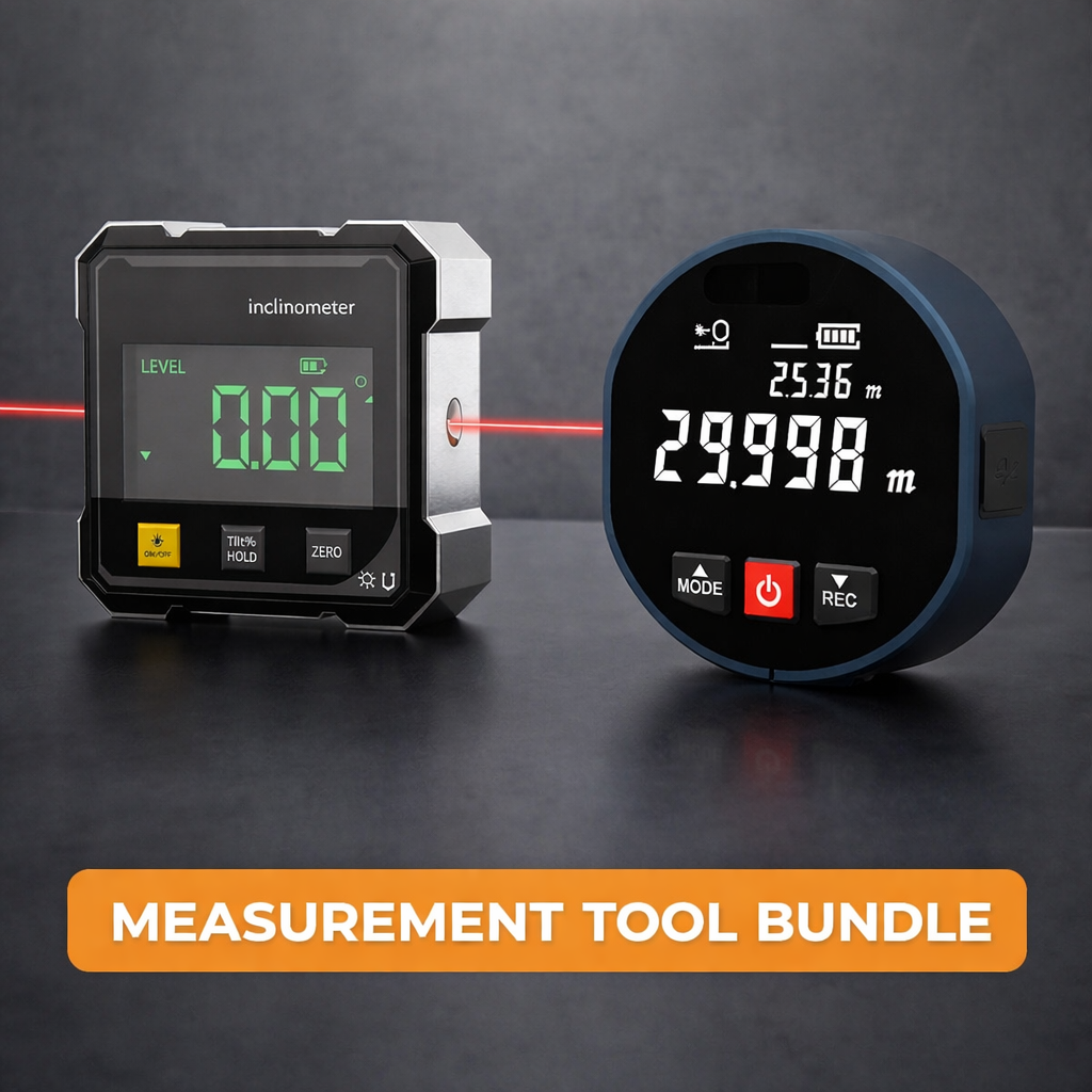 👨‍🔧👍2025 Hot Sale🔥2-in-1 Rolling Digital Tape Measure Set