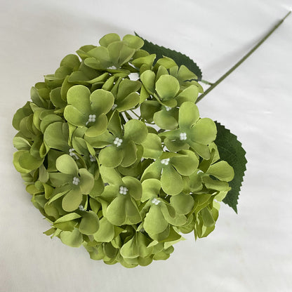 Outdoor Artificial Hydrangea Flowers, Realistic Faux Silk Blooms for Patio