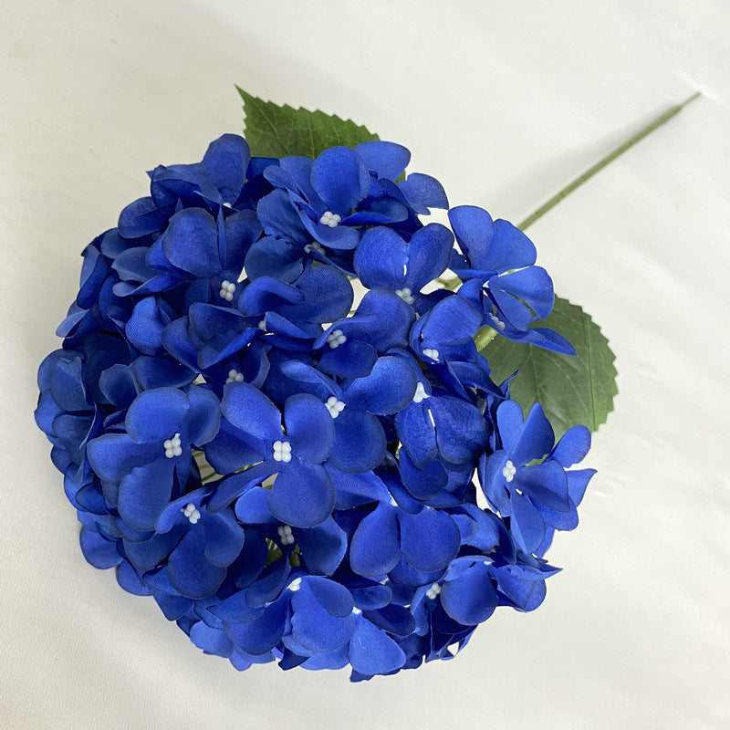 Outdoor Artificial Hydrangea Flowers, Realistic Faux Silk Blooms for Patio