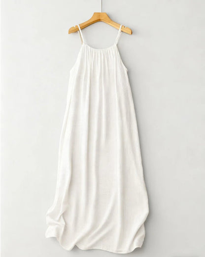 Women's Solid Color Backless Cami NightDress