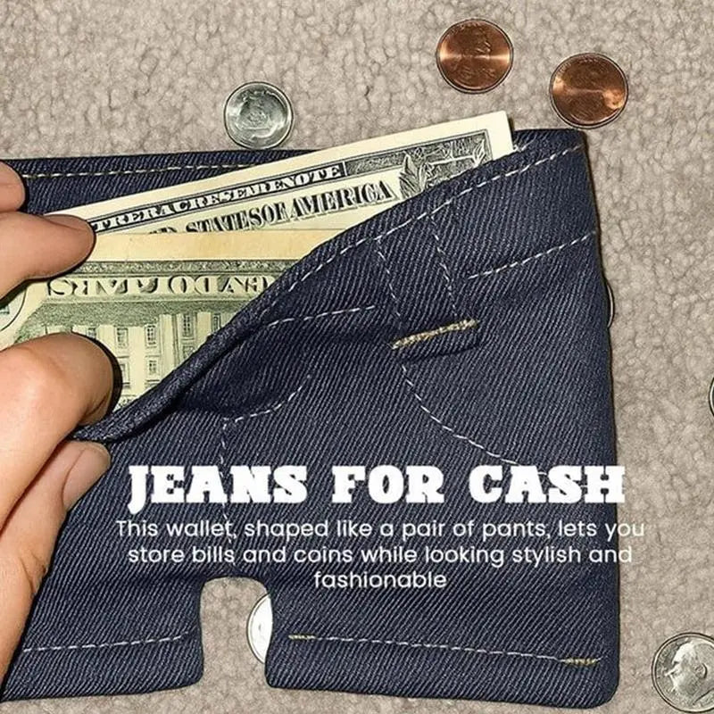 Mini Jeans Wallet